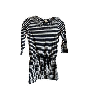 Crewcuts Girls Dress Blue White Striped Size 12